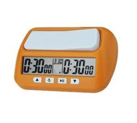 Feegow Orologio a scacchi aggiornato, timer digitale 3 in 1 con opzioni di ricompense e tempi di ritardo, regali per gli appassionati di scacchi e giochi da tavolo per 2 giocatori (B)
