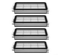 Feegow Set di filtri HEPA per aspirapolvere Cecotec per robot aspirapolvere Conga X70, panno filtrante HEPA, efficiente per polveri sottili, manutenzione con spazzola per la pulizia (confezione da 4)