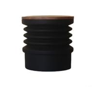 Feegow Tramoggia monodose per macinacaffè DF64, tramoggia per caffè in silicone con soffietto a muso singolo per la pulizia dei fondi di caffè di ritenzione (coperchio in legno)
