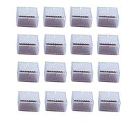 FEEIMOL 16 Pezzi Tappi Sedie Silicone, Feltrini per Sedie per Gambe per Mobili in Legno Quadrato (42-48 mm)