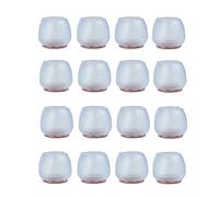 FEEIMOL 16 Pezzi Tappi Sedie Silicone, Feltrini per Sedie per Gambe per Mobili in Legno Tondo (30-40 mm)