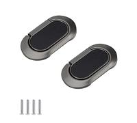 FEEIMOL 2 pezzi Maniglie Invisibile Maniglie per Mobile Nascosta Maniglia Maniglie per Cassetti Cucina Maniglie per Armadietti Maniglie per Porta 64 mm