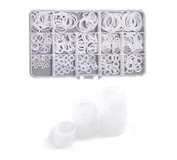FEEIMOL 260 Pezzi Rondelle in Nylon, Distanziatori Piatti in Plastica, Rondelle Isolanti O ring in Nylon M6-M25