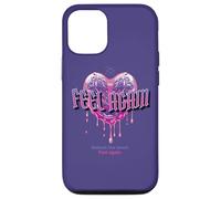Feel Again - Cuore gocciolante Sadcore Emo Egirl, viola, arte gotica Custodia per iPhone 12/12 Pro