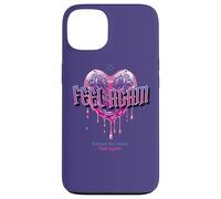 Feel Again - Cuore gocciolante Sadcore Emo Egirl, viola, arte gotica Custodia per iPhone 13