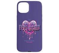Feel Again - Cuore gocciolante Sadcore Emo Egirl, viola, arte gotica Custodia per iPhone 15 Plus