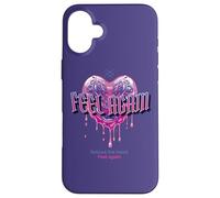 Feel Again - Cuore gocciolante Sadcore Emo Egirl, viola, arte gotica Custodia per iPhone 16 Plus