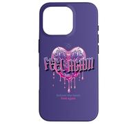 Feel Again - Cuore gocciolante Sadcore Emo Egirl, viola, arte gotica Custodia per iPhone 16 Pro