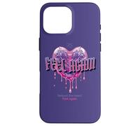 Feel Again - Cuore gocciolante Sadcore Emo Egirl, viola, arte gotica Custodia per iPhone 16 Pro Max