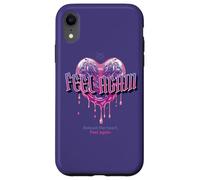 Feel Again - Cuore gocciolante Sadcore Emo Egirl, viola, arte gotica Custodia per iPhone XR