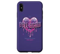 Feel Again - Cuore gocciolante Sadcore Emo Egirl, viola, arte gotica Custodia per iPhone XS Max