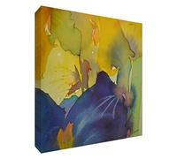 Feel Good Art Colour Medley Dipinto dell'artista Val Johnson, Tela, Multicolore, 76 x 76 x 4 cm