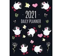 Feel Good Press Penguin Daily Planner 2021: Keep Track of All Your W (Tascabile)