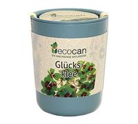 Feel Green Ecocan, trifoglio portafortuna, idea regalo sostenibile (100% Eco Friendly), Grow Your Own/set per la coltivazione, prodotto in Austria