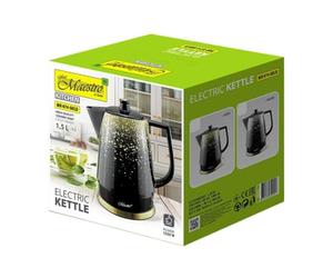 Feel Maestro Bollitore MR-074 Nero Oro Ceramica 1500 W 1,5 L