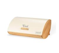 Feel Maestro Portapane MR-1775-IVORY Avorio Legno Metallo Bambù 25 x 13,3 x 36,5 cm