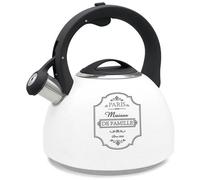 Teiera Feel Maestro MR-1324 Bianco Nero Acciaio inossidabile 2,5 L