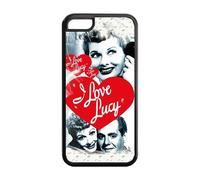 FEEL.Q- Funny TV Show I Love Lucy iPhone 5C Case, Protective Hard TPU Rubber Case for 5C iPhone