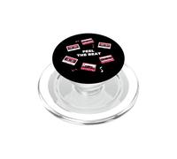 Feel the Beat, cassetta vintage per amanti della musica, regalo per uomini e donne PopSockets PopGrip per MagSafe