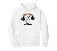 Feel The Gains Duck - Allenamento per Sollevamento Pesi Felpa con Cappuccio