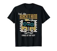 Feel The Rythm - Kings of Hip Hop (Grafica Divertente) Maglietta