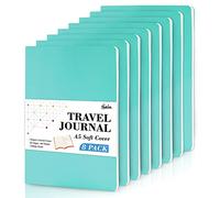 feela Confezione da 8 quaderni con copertina morbida, formato A5, a righe, per lavoro, diario di viaggio a righe, per donne e uomini, per prendere appunti, materiale scolastico, quaderni per scrivere