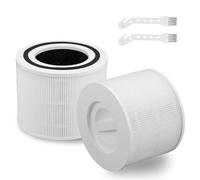Feelhap 2 Core 300 Filtro Purificatore d'Aria per Levoit Core 300 Core 300s Core 300-RF Purificatore d’Aria, Filtro di Ricambio per Core 300 Core 300S, 3 in 1 HEPA, Carbone Attivo ad Alta Efficienza