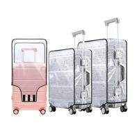 Feelhap Custodie Protettive per Valigie Impermeabile, 3 Pezzi Protettore di bagagli Trasparente PVC Copertura per Bagagli in PVC Copertura per Valigie, Coprivaligia Anti-polvere Antigraffio per Viaggi