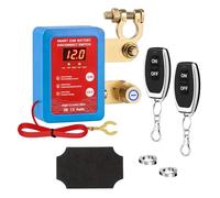 Feelhap Stacca Batteria per Auto, 12V 240A Sezionatore Auto Senza Fili, Staccabatteria Automatico con Telecomando e LED Display,Interruttore di Isolamento della Batteria per auto RV ATV Camion Barca