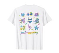 "Feelin' Beachy" - Occhiali da sole con fenicottero e stelle marine Maglietta