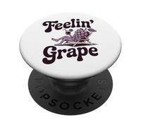 Feelin' Grape - Vintage Funny Pun Uva Amante PopSockets PopGrip Adesivo