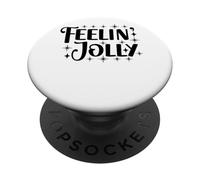 Feelin' Jolly Christmas Spirit Fun PopSockets PopGrip Adesivo