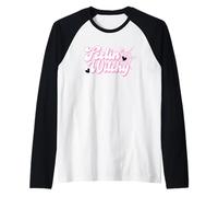 Feelin' Witchy Vibes Halloween Maglia con Maniche Raglan