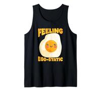 Feeling Egg-Static - Simpatico Design a Forma di Uovo Fritto Canotta
