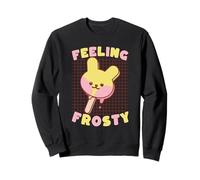 Feeling Frosty Cute Bunny Ice Pop Felpa