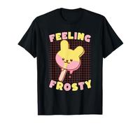Feeling Frosty Cute Bunny Ice Pop Maglietta