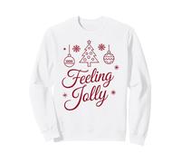 Feeling Jolly Winter Christmas Aesthetic Felpa
