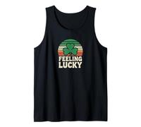 Feeling Lucky Retro Casino Humor St Patricks Day Vibes Canotta