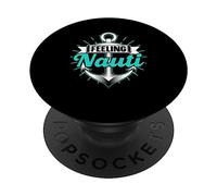Feeling Nauti Barca A Vela Marinaio Capitano Vela PopSockets PopGrip Adesivo