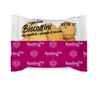 FEELING OK BISCOTTINI + PROTEIN 50 GR Mandorla e Granella di Nocciola