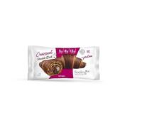 FEELING OK CROISSANT DOUBLE CIOK da 50 Gr - Delizioso Cornetto Chetogenico Ripieno al Cioccolato con Impasto al Cacao e con solo 5,20 Gr di Carbo e solo 0,30 Gr di Zuccheri (Box da 10 Pezzi da 50 Gr)