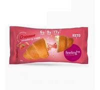 FEELING OK CROISSANT RIPIENO (BOX DA 10x65G) ALLA CREMA DI FRAGOLA "STAGE 1"