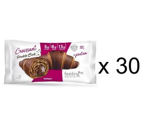 Feeling Ok Croissant Ripieno Double ciok 30 Croissant da 50g Keto Friendly