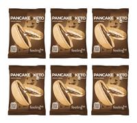 Feeling OK Pancake Keto 6X50g - Ricco di Proteine, Low Carb, Senza Zuccheri