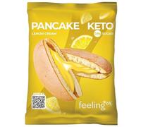 FEELING OK PANCAKE KETO da 50 Gr Ripieno crema al limone (Box da 10 Pezzi da 50 Gr)