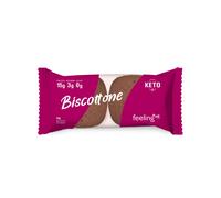 Feeling Ok +Protein Biscottone Cacao - Biscotto proteico al cacao per la colazione, 50 g