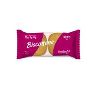 Feeling Ok +Protein Biscottone Cocco - Biscotto proteico per diete povere di carboidrati, 50 g