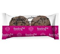 Feeling Ok +Protein Frollino al Cacao - Biscotto proteico per la dieta chetogenica, 50 g