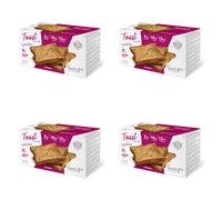 Feeling OK Toast protein oil seeds 4X40g Low Carb Keto Diet Tostate