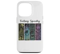 Feeling Spooky Ghost Cat Witch Pumpkin Custodia per iPhone 13 Pro
